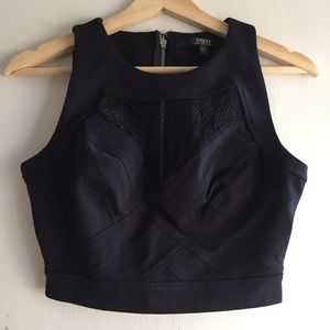 BNWOT Guess Mesh Crop Top